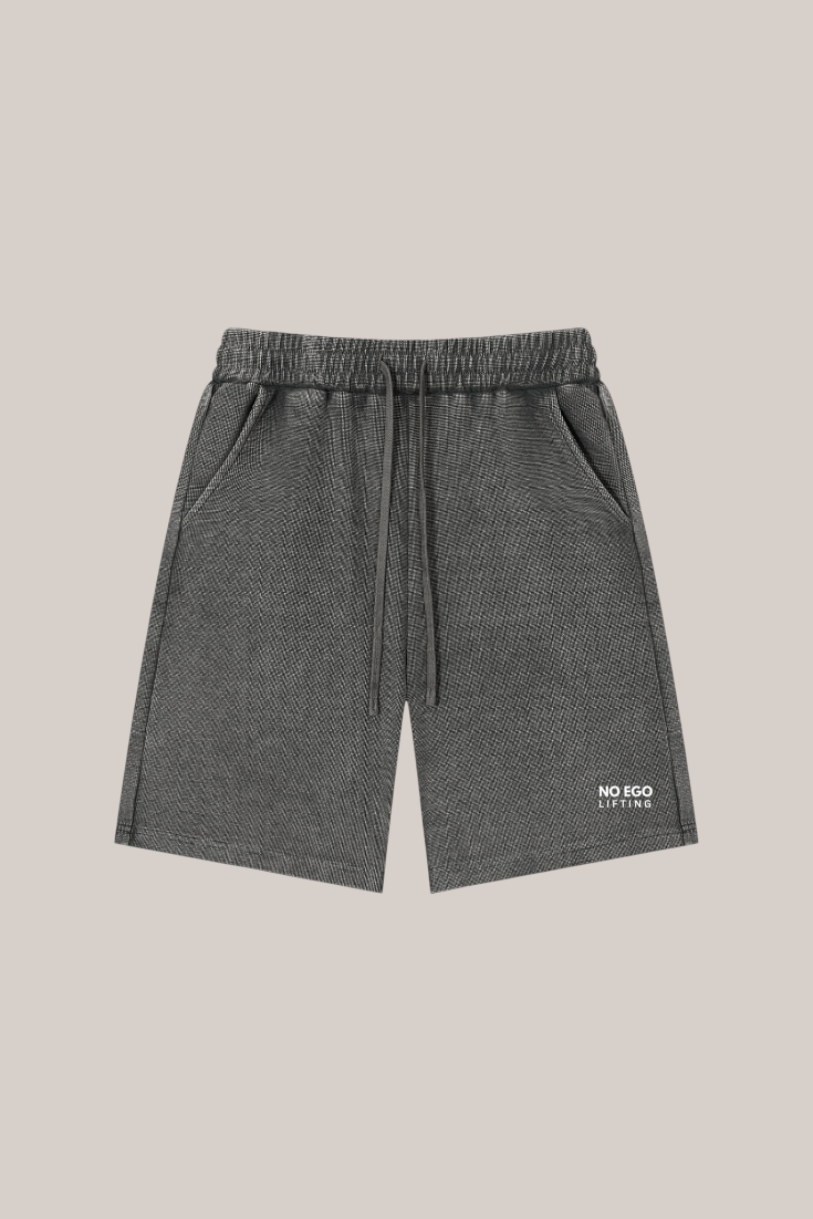 Mineral Wash Waffle Knit Shorts