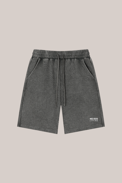 Mineral Wash Waffle Knit Shorts