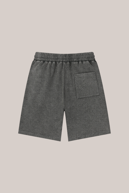 Mineral Wash Waffle Knit Shorts