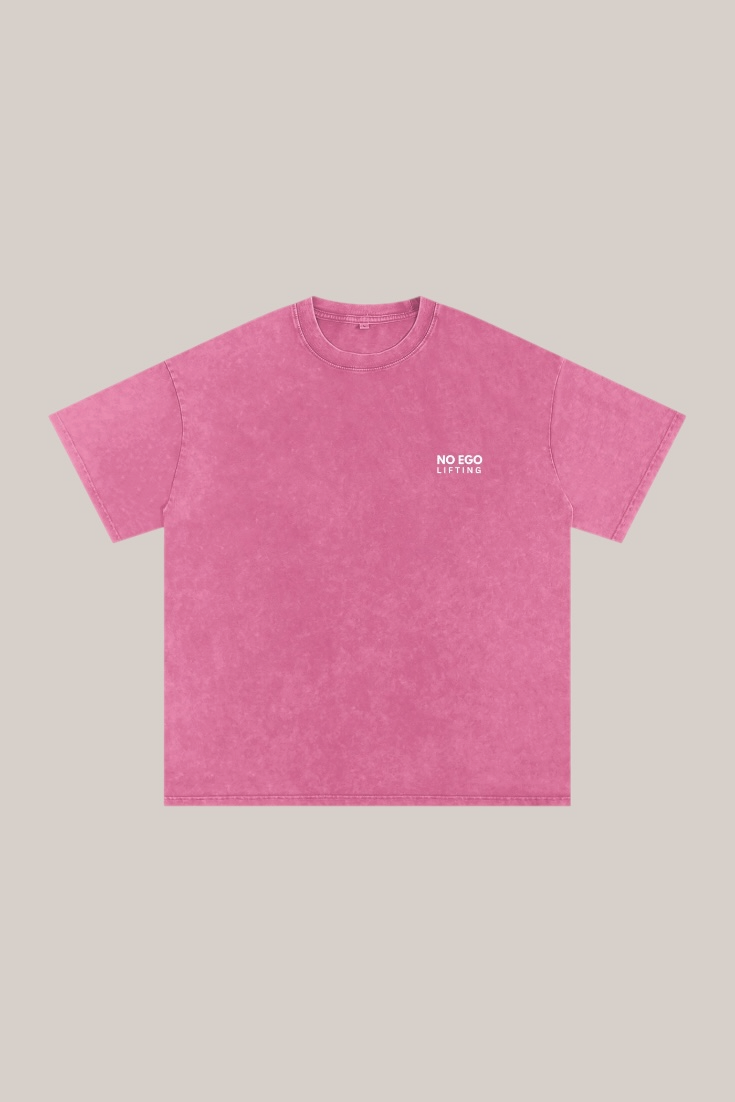 Define | Snow Washed Oversized Cotton T-Shirt