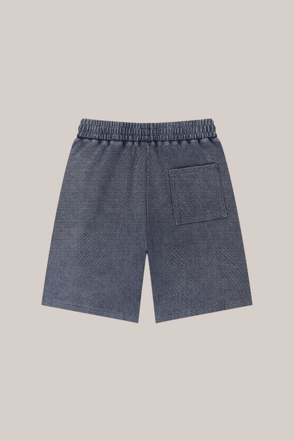 Mineral Wash Waffle Knit Shorts